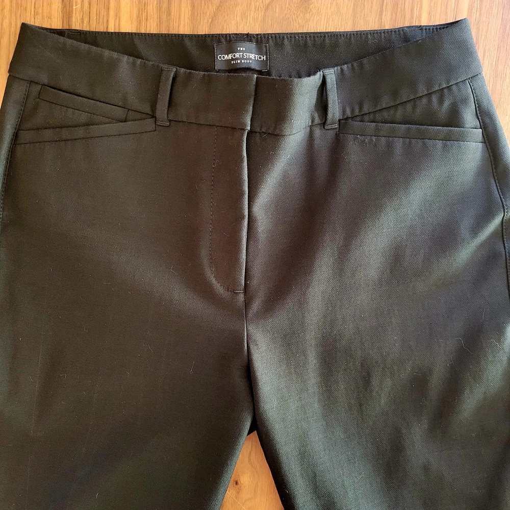 White House Black Market Comfort Stretch Slim Boot Black Trousers